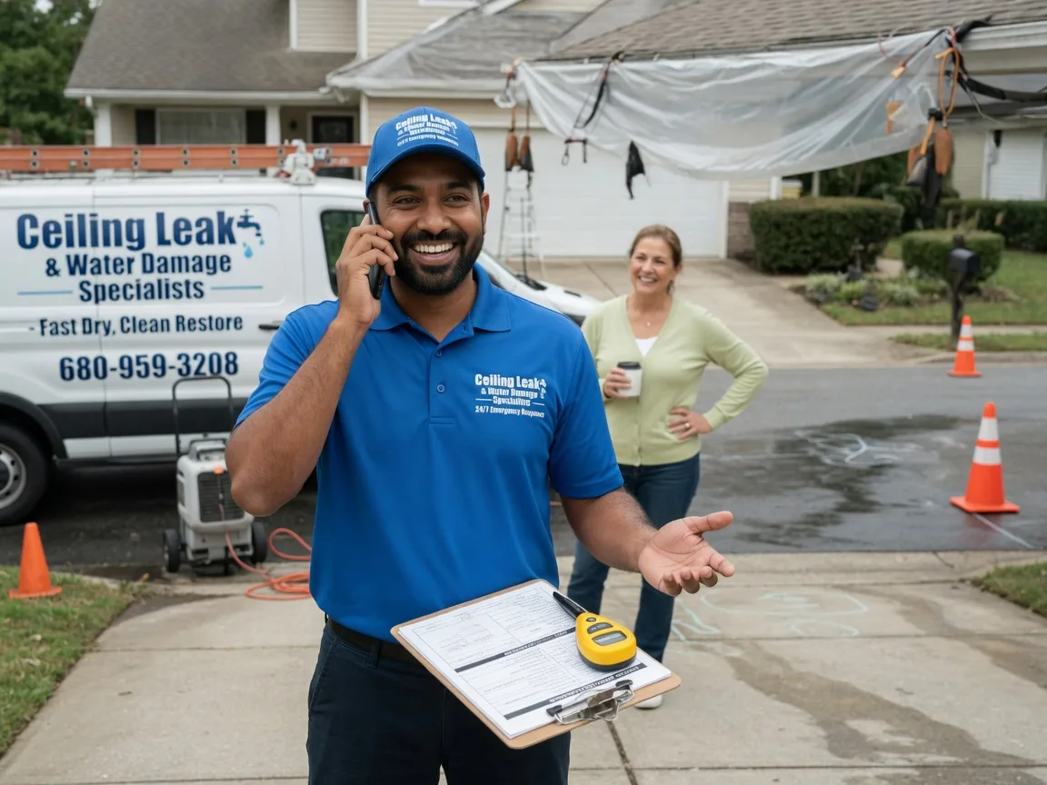 Ceiling Leak Cleanup Twinsburg, OH FAQs